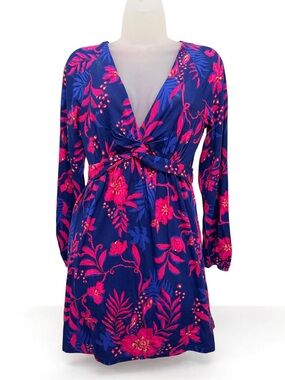 Lilly Pulitzer Taj Romper Size Small NWT Navy Pink Style 16721
